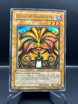 Exodia the Forbidden One LOB-124 The Legend of Blue Eyes White Dragon 1st... - Image 2