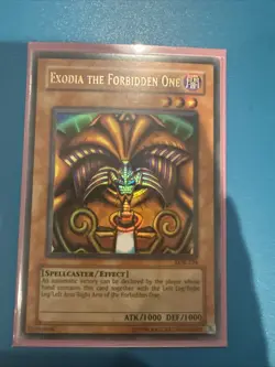 Exodia the Forbidden One LOB-124 The Legend of Blue Eyes White Dragon Unlimited - Image 1