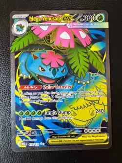 Pokemon TCG Mega Venusaur ex - Ultra Rare ME01: Mega Evolution 155/132 NM - Image 1