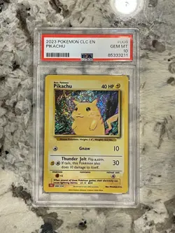 Pokemon Classic Collection Pikachu Holo CLC 008/034 PSA 10 - Image 1