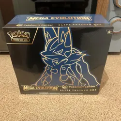 Pokemon TCG Pokemon Centre - Mega Evolutions Lucario Elite Trainer Box ETB - Image 1