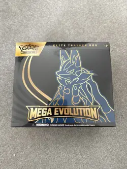 TCG: Mega Evolutions Lucario Elite Trainer Box (ETB) - Pokemon Sealed New - Image 1