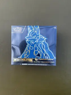 Pokemon TCG Pokemon Centre - Mega Evolutions Lucario Elite Trainer Box ETB - Image 1