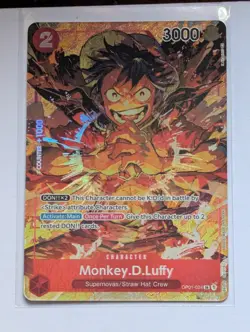 Monkey.D.Luffy (024) (Parallel) OP01-024 Romance Dawn Foil. Very First OP01 Set - Image 1