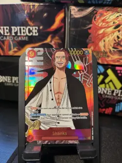Shanks OP01-120 Parallel Near Mint (NM) | Romance Dawn | One Piece TCG - Image 1