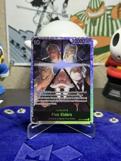 One Piece TCG English OP13-082 Five Elders SR Foil NM - Image 2