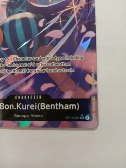 One Piece Bon Clay Op14 Alt Art English Near Mint English - Image 4