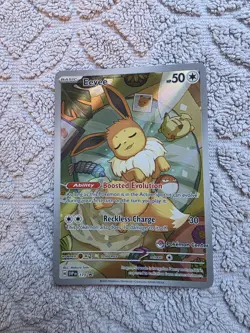 Pokemon Center Exclusive Eevee#173 Stamped Promo (FLAWLESS) Prismatic Evolutions - Image 1