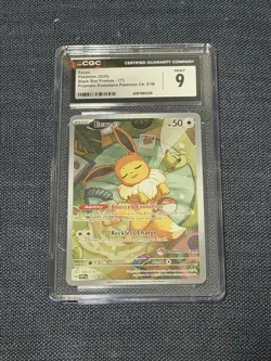 Pokemon Center Exclusive Eevee #173 Stamped Promo Prismatic Evolutions Holo - Image 1