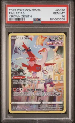 Latias GG20/GG70 - 2023 Pokemon Crown Zenith Galarian Gallery - PSA 10 🐥🐥🐥 - Image 1