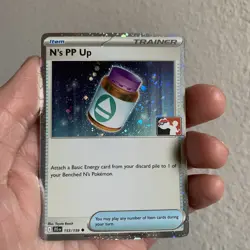 Pokemon N's PP Up 153/159 Prize Pack Series Cards Cosmo Holo Pack Fresh - NM - Image 1
