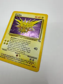 Pokemon Karte TCG Zapdos 15/62 Fossil Holo Rare Vintage WOTC LP Deutsch - Image 2