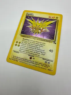 Pokemon Karte TCG Zapdos 15/62 Fossil Holo Rare Vintage WOTC LP Deutsch - Image 3