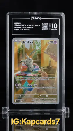 TAG 10 Mimikyu 075 Sv: Scarlet & Violet Promo Cards Holo - Image 1