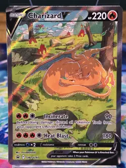 Pokemon TCG SWSH: Sword & Shield Promo Cards #SWSH260 Charizard V Holo NM - Image 1