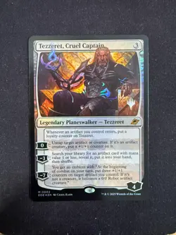Tezzeret, Cruel Captain (PROMO FOIL) - Edge of Eternities (Magic/MTG) - Image 1