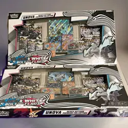 (2) Pokemon TCG Unova Heavy Hitters Premium Collection Black Bolt & White Flare - Image 1