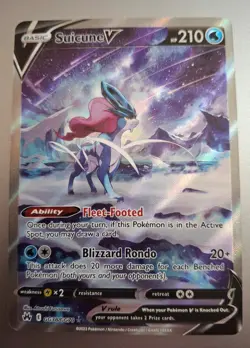 Suicune V Galarian Gallery Crown Zenith GG38/GG70, NM Pokemon Card - Image 1