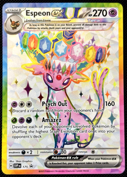 Espeon ex SVP175 Sv: Scarlet & Violet Promo Cards Holo Pokemon TCG MINT - Image 1