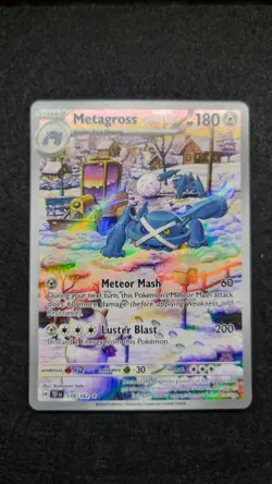 Pokemon TCG Metagross 178/162 Temporal Forces Illustration Rare Card - Image 1