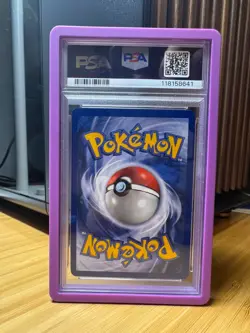 2002 POKEMON EXPEDITION #1 ALAKAZAM-HOLO PSA 8 - Image 2