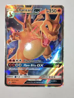 Pokemon TCG Charizard GX Black Star Promo SM211 Holo Promo HP - Image 2