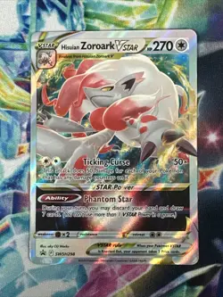 Pokemon TCG SWSH Promo Hisuian Zoroark Vstar Card SWSH298 - Image 1