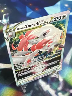 Pokemon TCG SWSH Promo Hisuian Zoroark Vstar Card SWSH298 - Image 2