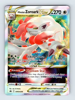Hisuian Zoroark Vstar – Sword & Shield Promo SWSH298 – Holo – NM – Pokemon - Image 1
