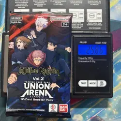 Heavy 25.86g Union Arena Sealed Jujutsu Kaisen Vol. 2 Booster Pack - Image 1