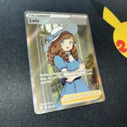Pokemon TCG Lady Full Art Trainer Lost Origin Ultra Rare Card 193/196 - Image 2