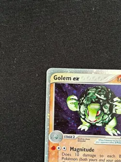 Golem ex 91/97 Dragon Holographic Pokemon Card Lightly Played - Image 2