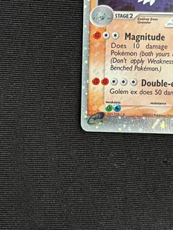 Golem ex 91/97 Dragon Holographic Pokemon Card Lightly Played - Image 5