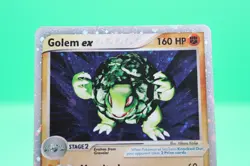 Pokemon Card Golem EX 91/97 Holo EX Dragon Ultra Rare Card MP+ - Image 2