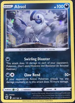 Absol - (Cosmos Holo) 097/189 Miscellaneous Cards & Products Holo Pokemon Card - Image 1