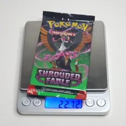 Very Heavy!! 22.72g Pokemon TCG Shrouded Fable Booster Pack - FACTORY SEALED - Image 1