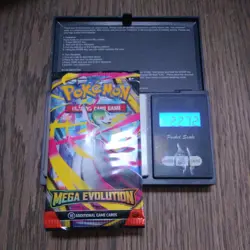 Heavy 22.72g Pokemon Tcg mega evolution Booster Pack Factory Sealed New - Image 1