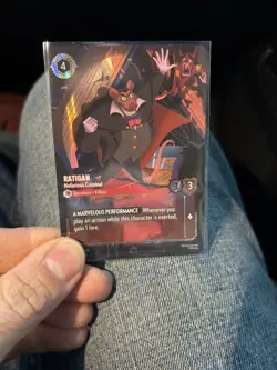 Ratigan - Nefarious Criminal (216/224) lrc7 NM FOIL- Enchanted - Image 1