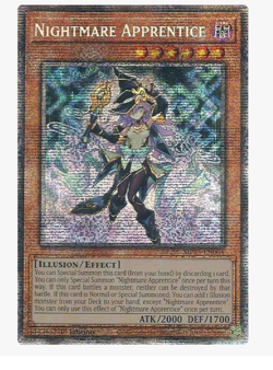 Nightmare Apprentice - MP25-EN004 - Starlight Rare YuGiOh - Image 1