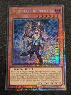 Yugioh! Nightmare Apprentice Starlight Rare 2025 tin MP25-EN004 - Image 1