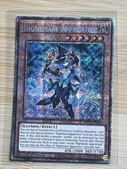 MP25-EN004 Nightmare Apprentice Starlight Rare 1st Edition YuGiOh Card - Image 1