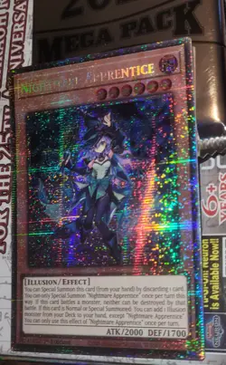 Yugioh! Nightmare Apprentice Starlight Rare MP25-EN004 1st Edition NM - Image 2