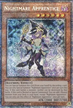 MP25-EN004 • Nightmare Apprentice • Starlight Rare • 1st Ed • YuGiOh - Image 1