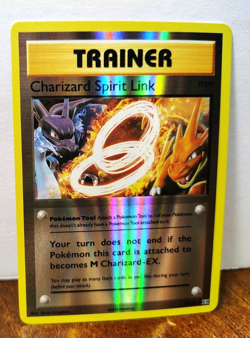 POKEMON CHARIZARD SPIRIT LINK 75/108 REVERSE HOLO XY EVOLUTIONS LP - Image 1