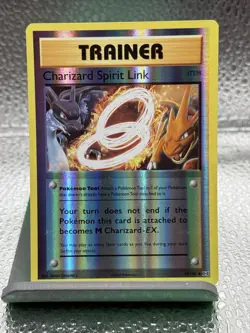 Charizard Spirit Link Pokemon Reverse Holo Uncommon XY - Evolutions 75/108 - Image 1