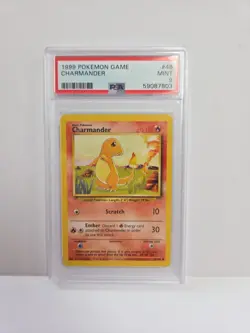 PSA 9 Charmander 46/102 - Base Set 1999 - Pokemon Card - MINT - Image 1