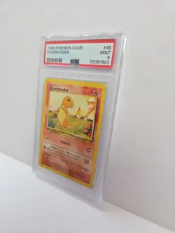 PSA 9 Charmander 46/102 - Base Set 1999 - Pokemon Card - MINT - Image 2