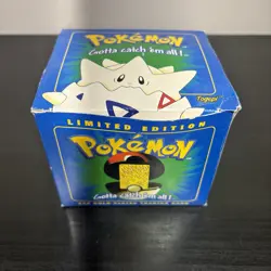 Vintage 1999 Pokemon Burger King 23k Gold Plated Trading Card Togepi Blue Sealed - Image 1