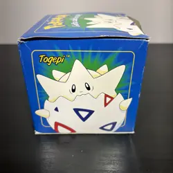 Vintage 1999 Pokemon Burger King 23k Gold Plated Trading Card Togepi Blue Sealed - Image 3