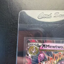 M Mega Mewtwo EX 64/162 XY Breakthrough Ultra Rare Holo Pokemon Card LP-NM - Image 4